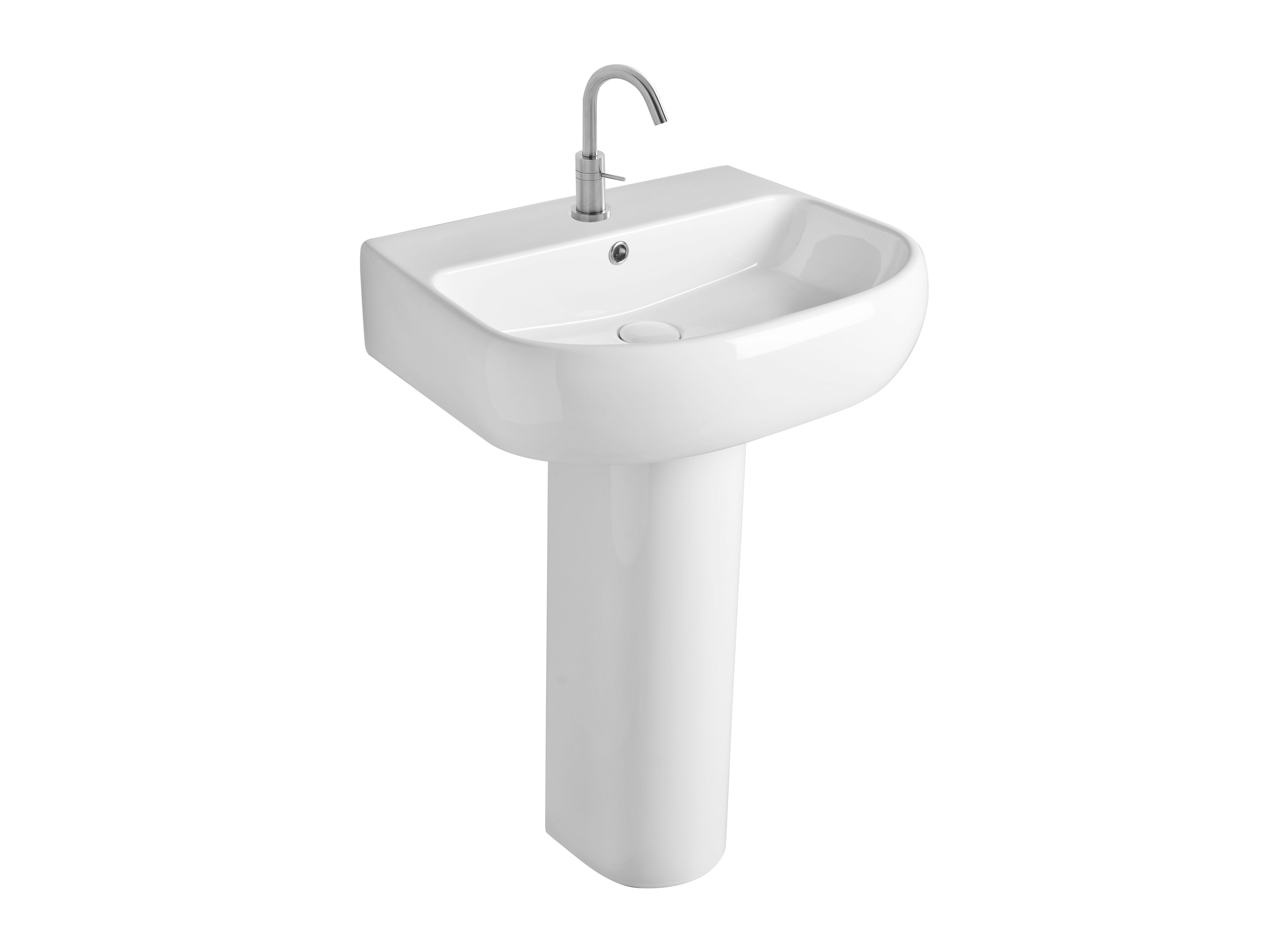 Керамическая раковина на колонне с переливом Axa Avani ARCH-00091611