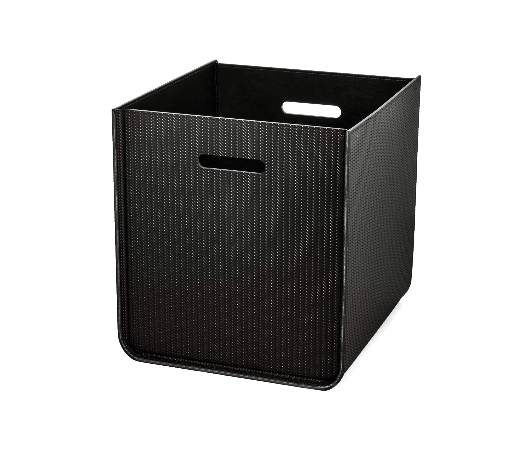 Коробка Atena - 39X35XH19 см / тканая кожа_coffee Pinetti 00.1810.084.015 - Вид №1