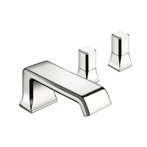 CRIIT120 Смеситель для ванны на палубе с изливом, 3 отверстия (1 выпуск) Cristina Rubinetterie