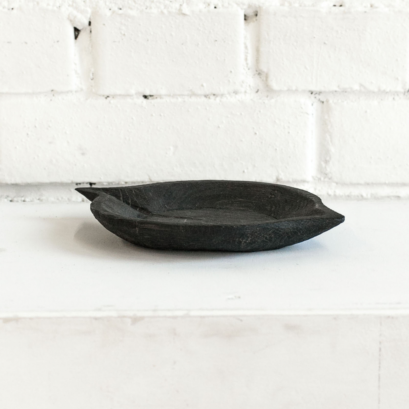 Тарелка "Блюдце ольха" черная FUGA ECO WOOD 123577 Чёрный  - Вид №1