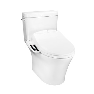 Комплект электронное биде SensPa + сифонный унитаз с вертикальным выпуском Daelim PP-730P Daelim + JK900WL
