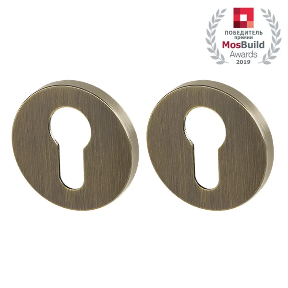 Накладка под цилиндр Armadillo ET.R.URS52 AB-7, ЦАМ, цвет бронза STLM-2044522 - Вид №1