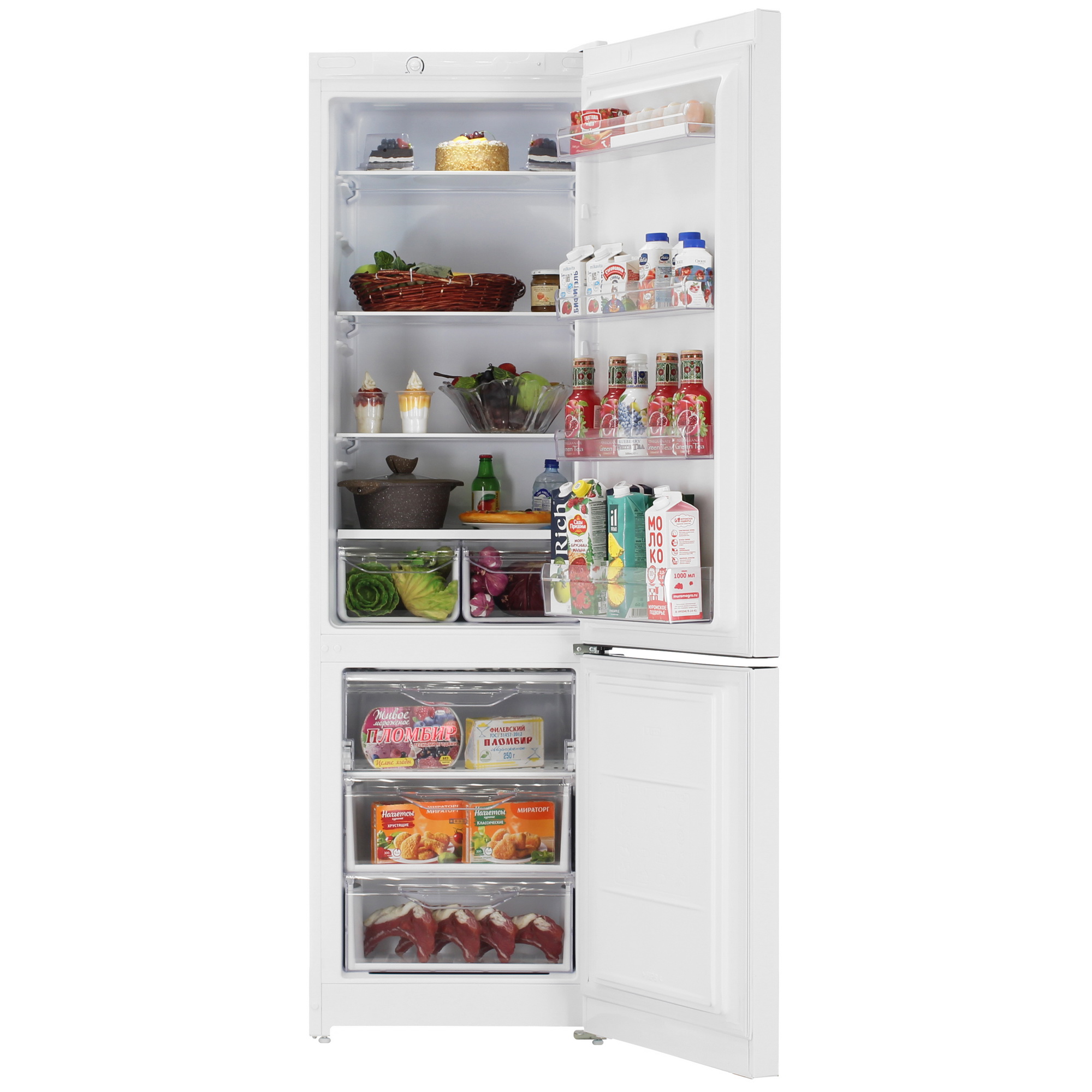 9244188 Холодильник с морозильником   Indesit DS 3200 W белый STDN-0088163 - Вид №5