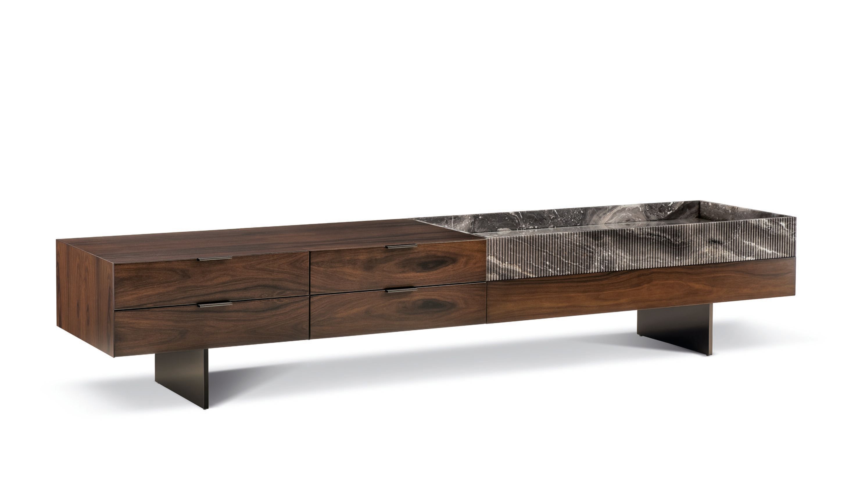 Деревянный шкаф с ящиками Minotti SUPERBLOCKS ARCH-00152634