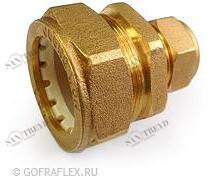 Муфта с уменьшением труба-труба 20*15мм Flexible hose Россия BRS20*15