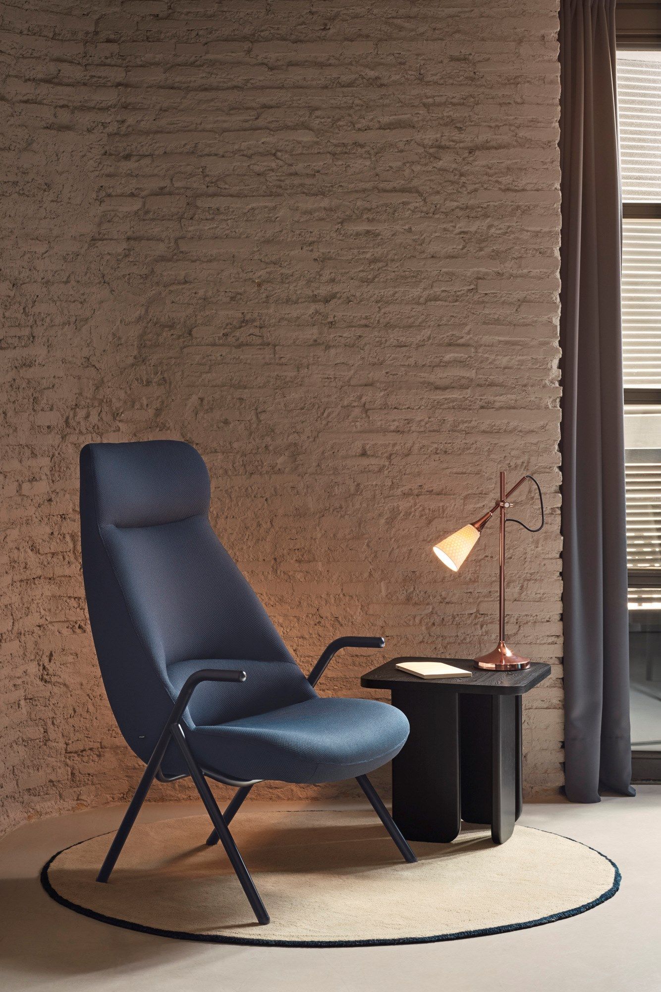 Кресло из полиэстера с высокой спинкой TEULAT Dins ARCH-00130282 - Вид №34