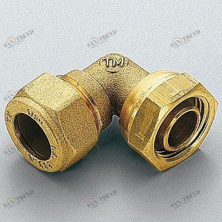 Угол ВР 15 х 1/2'' обжим со сгоном TIEMME 1100101