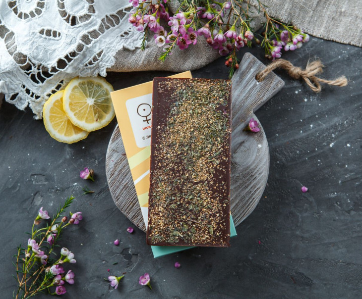 4193 Шоколад на пекмезе с Лимоном и Мятой Вкусляндия  - Вид №2