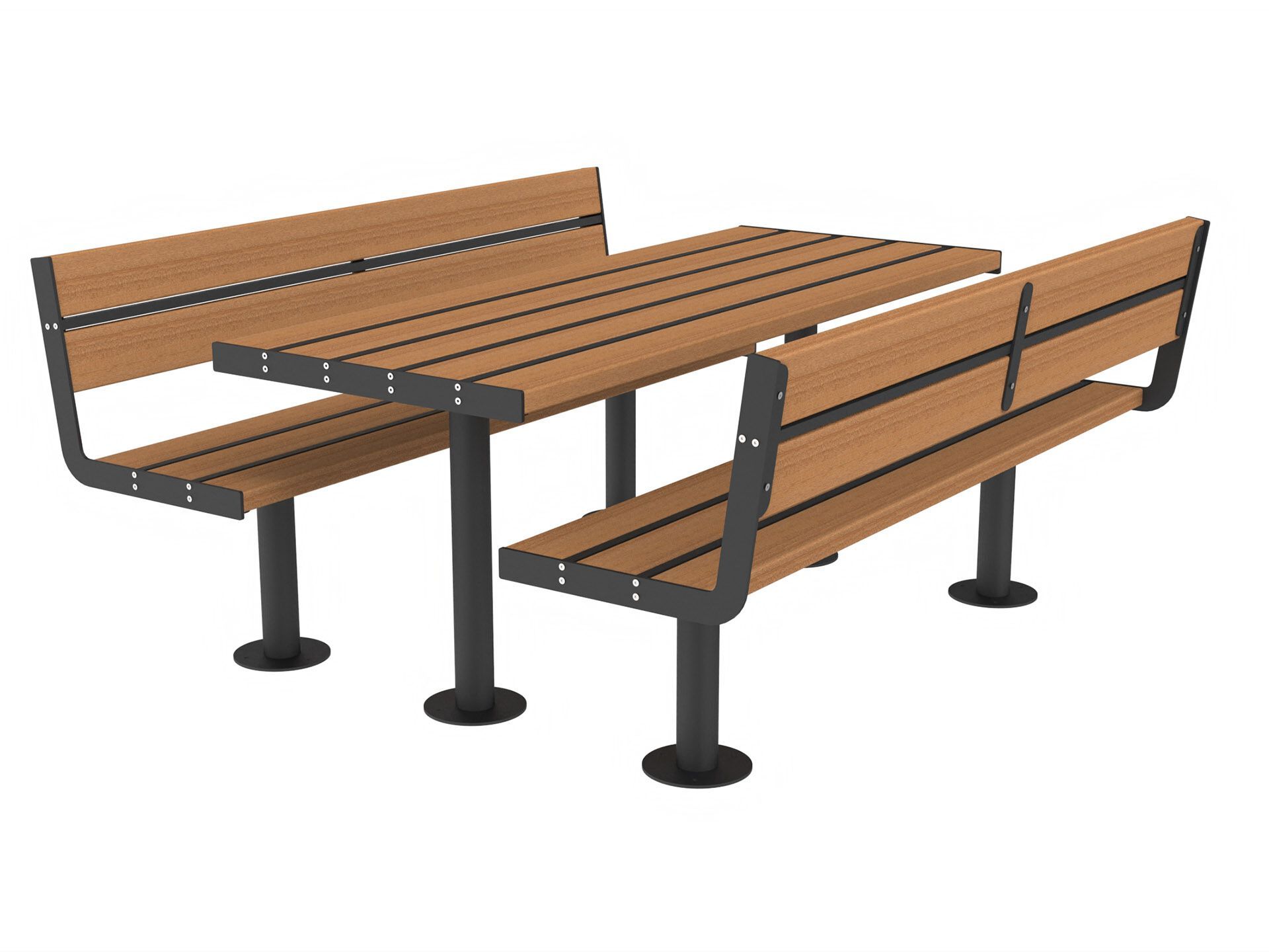 Стол для пикника со встроенными скамейками Lazzari Joy ARCH-00005444 - Вид №13