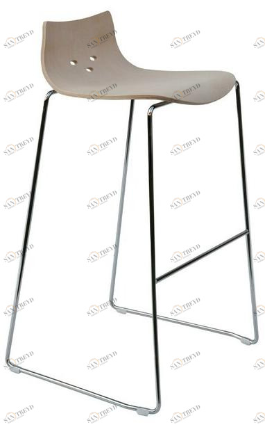 Vela Arredamenti Барный стул высокий деревянный с подставкой для ног Sgab-royal sun-id-1391418