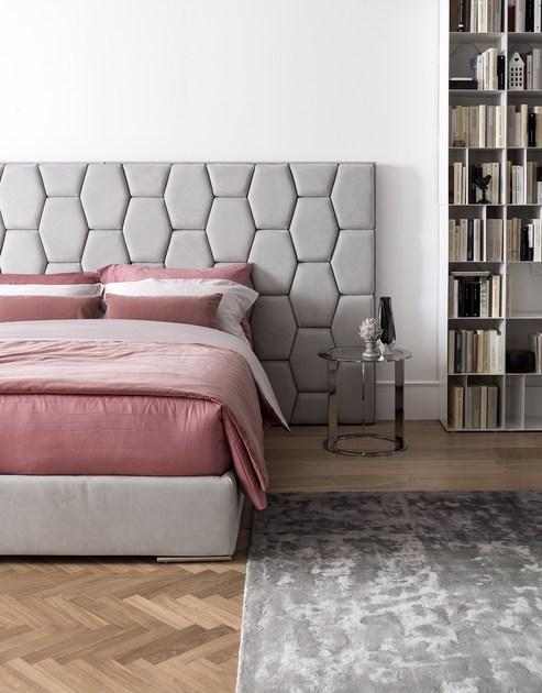 Chaarme Letti Кровать-контейнер из экокожи с обитым изголовьем sun-id-1374075 - Вид №1