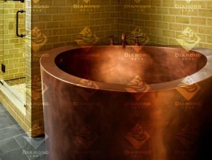 Diamond Spas Ванна с круглым медным сиденьем