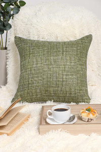90555839 Чехол на подушку цвет зеленый 50х50 см STLM-0279889 LIZZY HOME