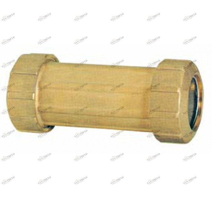 GENEBRE 0025 08 Двойной соединитель с длинной муфтой 