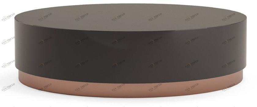 PRADDY Лакированный журнальный столик из нержавеющей стали и дерева для гостиной  Ml269 