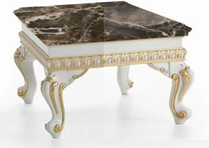 SCAPPINI & C Квадратный журнальный столик с мраморной столешницей 35th anniversary 2184-m