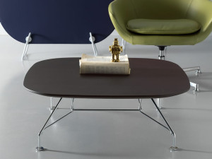 Дуб овальный журнальный столик для контракта