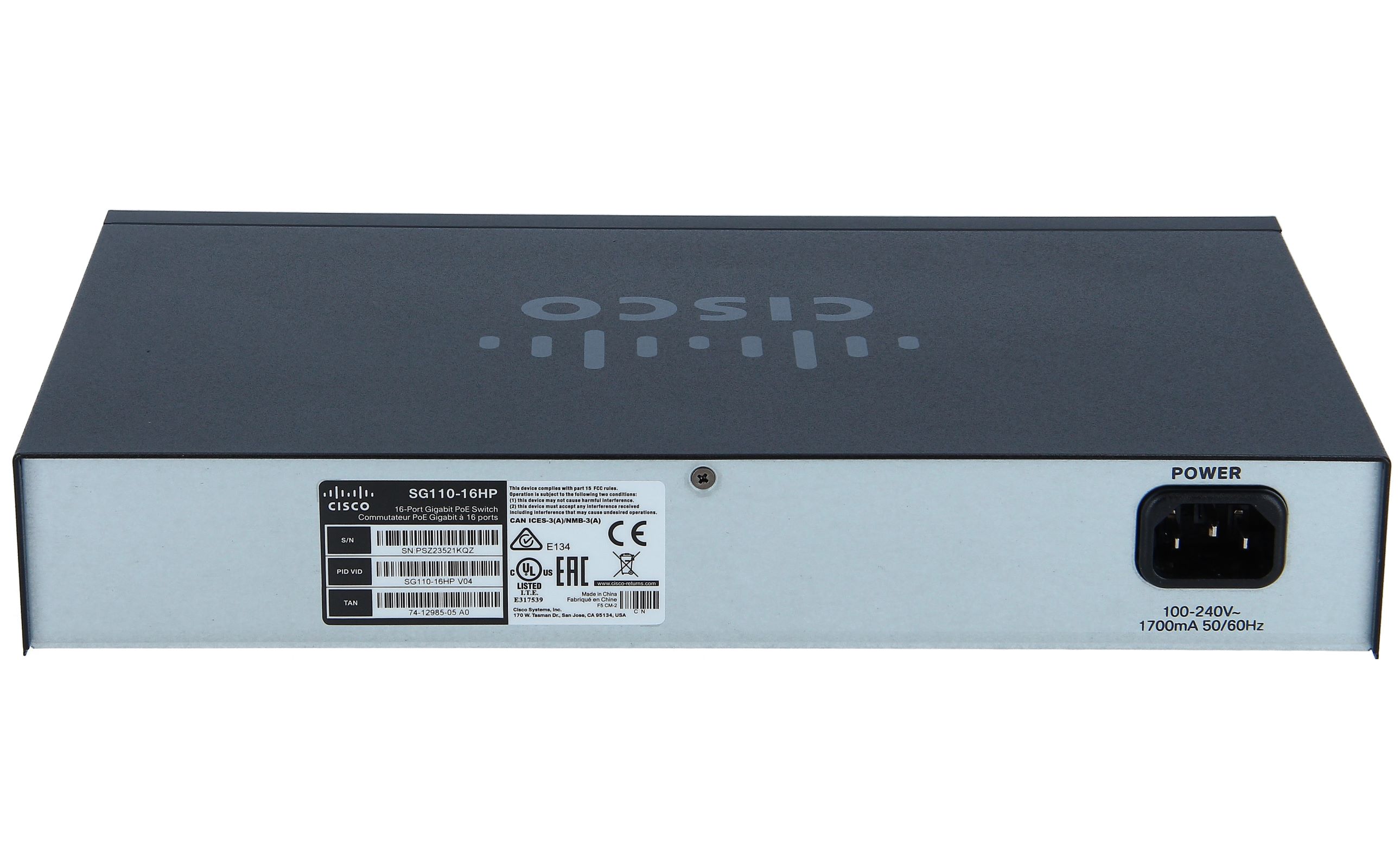 SG110-16HP-EU Sg110-16hp 16-port poe gigabit switch Cisco Santreyd  - Вид №2