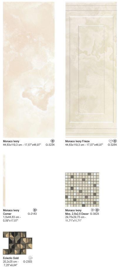 Aparici Белая плитка для стен с эффектом мрамора Monaco sun-id-1505852 - Вид №2