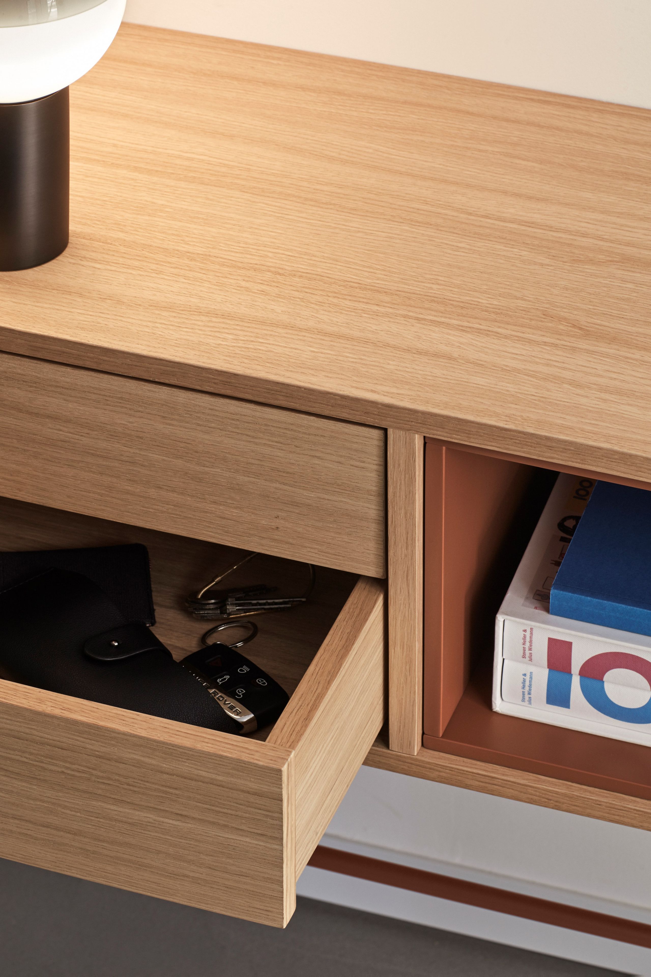 Консоль из шпона и МДФ с ящиками TEULAT Yoko ARCH-00028056 - Вид №6