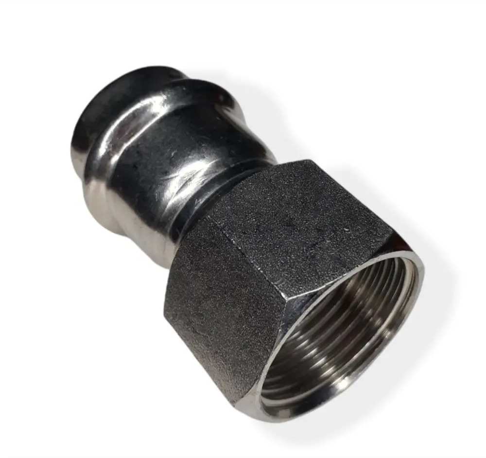 91030848 Муфта комбинированная Zeissler 3/4"x22 мм ВР-ВПр нержавеющая сталь ZTI.502.002205 STLM-0805651