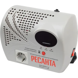 Стабилизатор напряжения Ресанта АСН- 500Н1/1-Ц 0.5 кВт 84986109 STLM-2000058