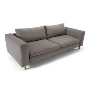 Диван Magni с ножками из дуба, серый