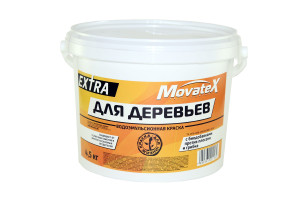 16945411 Водоэмульсионная краска EXTRA для деревьев, 4,5 кг Т02957 Movatex