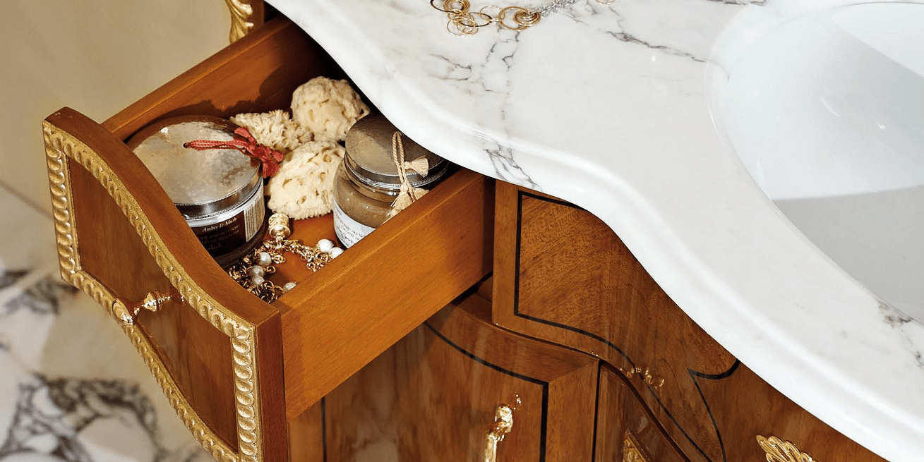 Комплект мебели для ванной 33/1 LINEATRE Versailles 331 - Вид №2