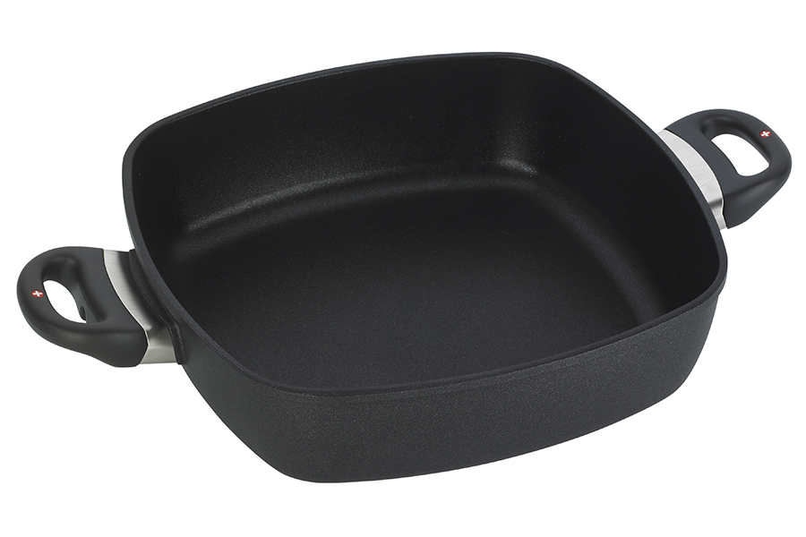 Сотейник Swiss Diamond со стеклянной крышкой, квадратный, две ручки, 28х28 см XD66282C - Вид №3