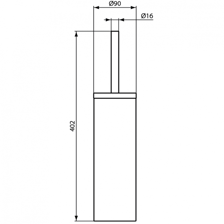 A9108MY Туалетная щетка с держателем Ideal Standard IOM - Вид №3