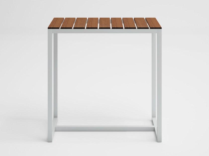 GANDIABLASCO Прямоугольный высокий садовый стол из тика Saler teak sun-id-1443146 - Вид №1
