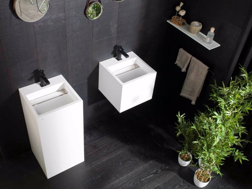 Подвесная раковина настенная овальная KRION Ras белая sun-id-1427514 - Вид №2