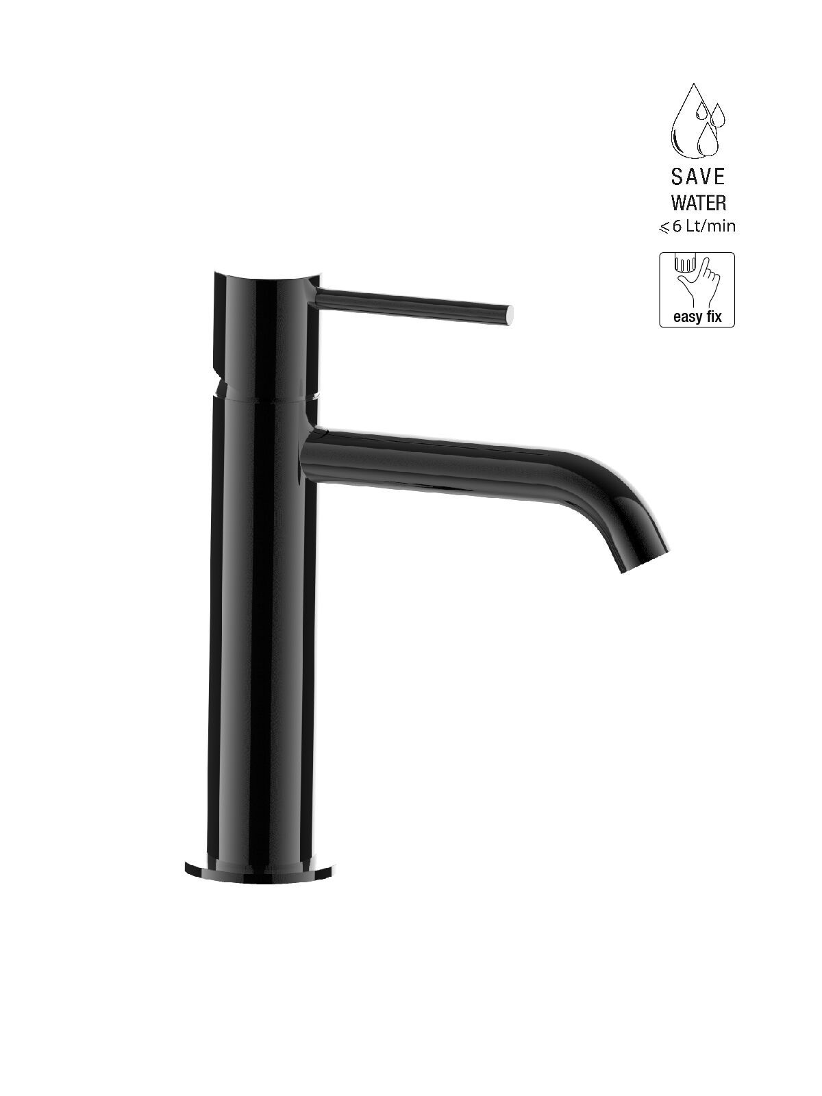 Однорычажный смеситель для раковины с раковиной Rubinetterie Frattini Pepe XL ARCH-00057231 - Вид №11