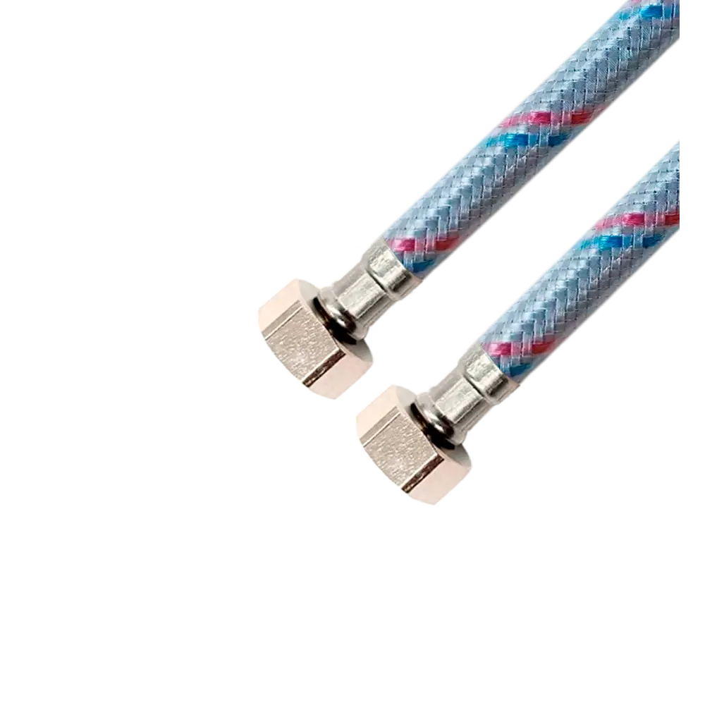 Гибкая подводка для воды Vaxt 1/2" гайка-гайка 120 см STLM-2171785