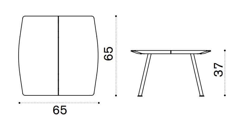 Квадратный стол из тикового дерева Ethimo Агава ARCH-00008955 - Вид №3
