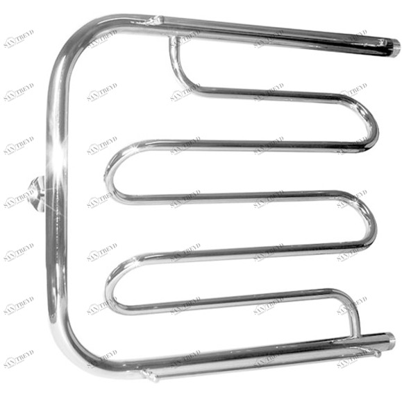 Полотенцесушитель водяной Aquanet Лира ПМ-2 600x700, с 2 полками 00184259