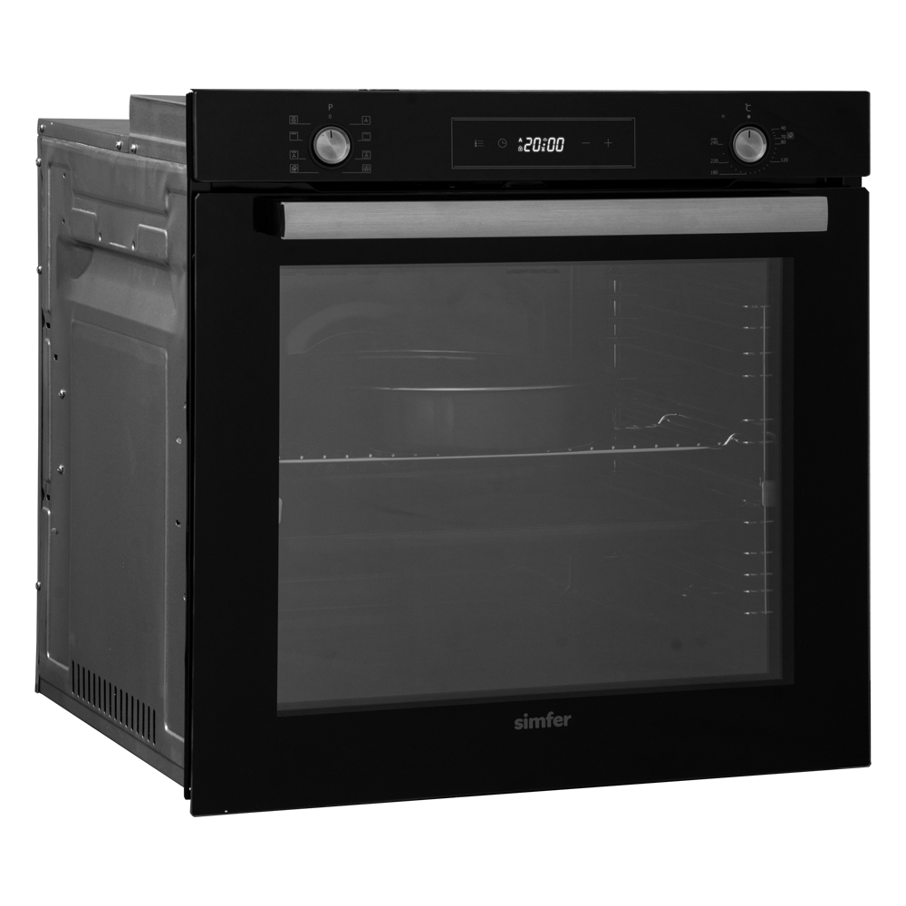 9125103 Электрический духовой шкаф Simfer B6ES69070 черный STDN-0066394 - Вид №1