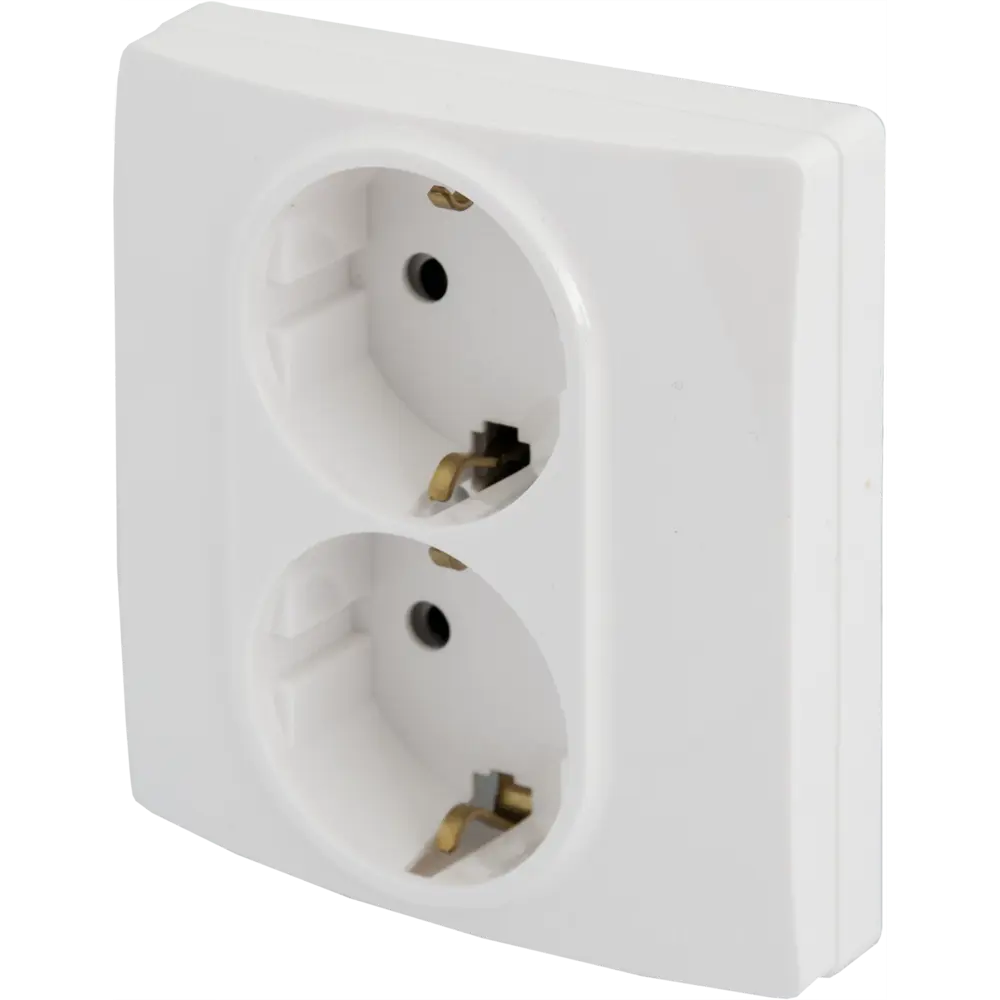 Legrand Etika — двойная розетка скрытого монтажа с заземлением 82153421 STLM-0020574 - Вид №1