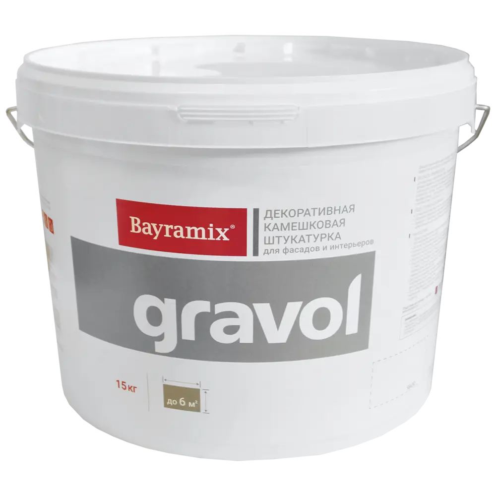 Декоративная штукатурка BAYRAMIX Gravol с эффектом каменной крошки 82879055 STLM-0037407 - Вид №1