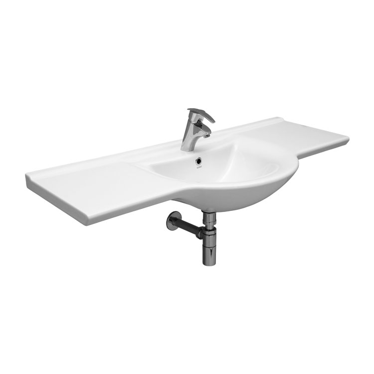 1547  1547 Умывальник с половинной столешницей 120x51см Eca  - Вид №1