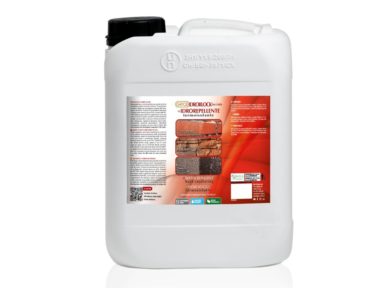 Водоотталкивающая теплоизоляция Geal IDROBLOCK FACCIATE ARCH-00127235