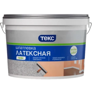 Шпаклевка латексная Текс 16 кг 12025993 STLM-2199104