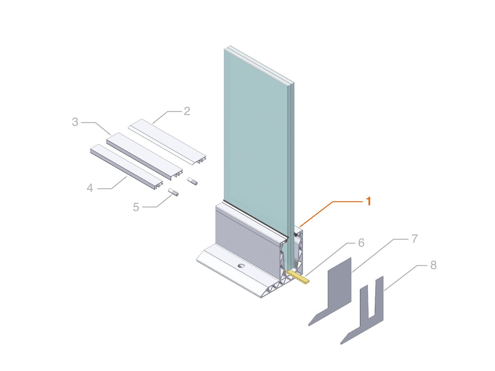 Стеклянный парапет для окон и балконов Saint-Gobain - Logli Defender ARCH-00056785 - Вид №11