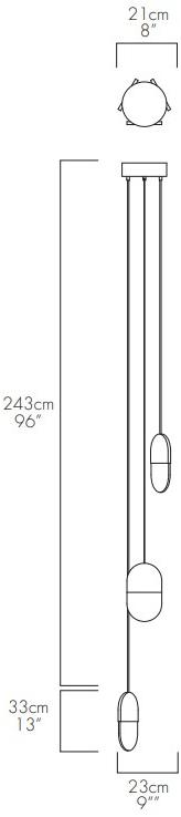 ANDlight Подвесной светильник из фетра Slab sun-id-1353849 - Вид №9