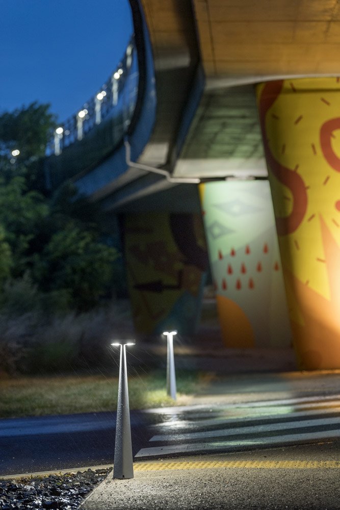 1640619 Мобильный светильник Platek BLEND Paletto  BLEND H. 900 mm - 8 LED 3000K diffuse  - Вид №11