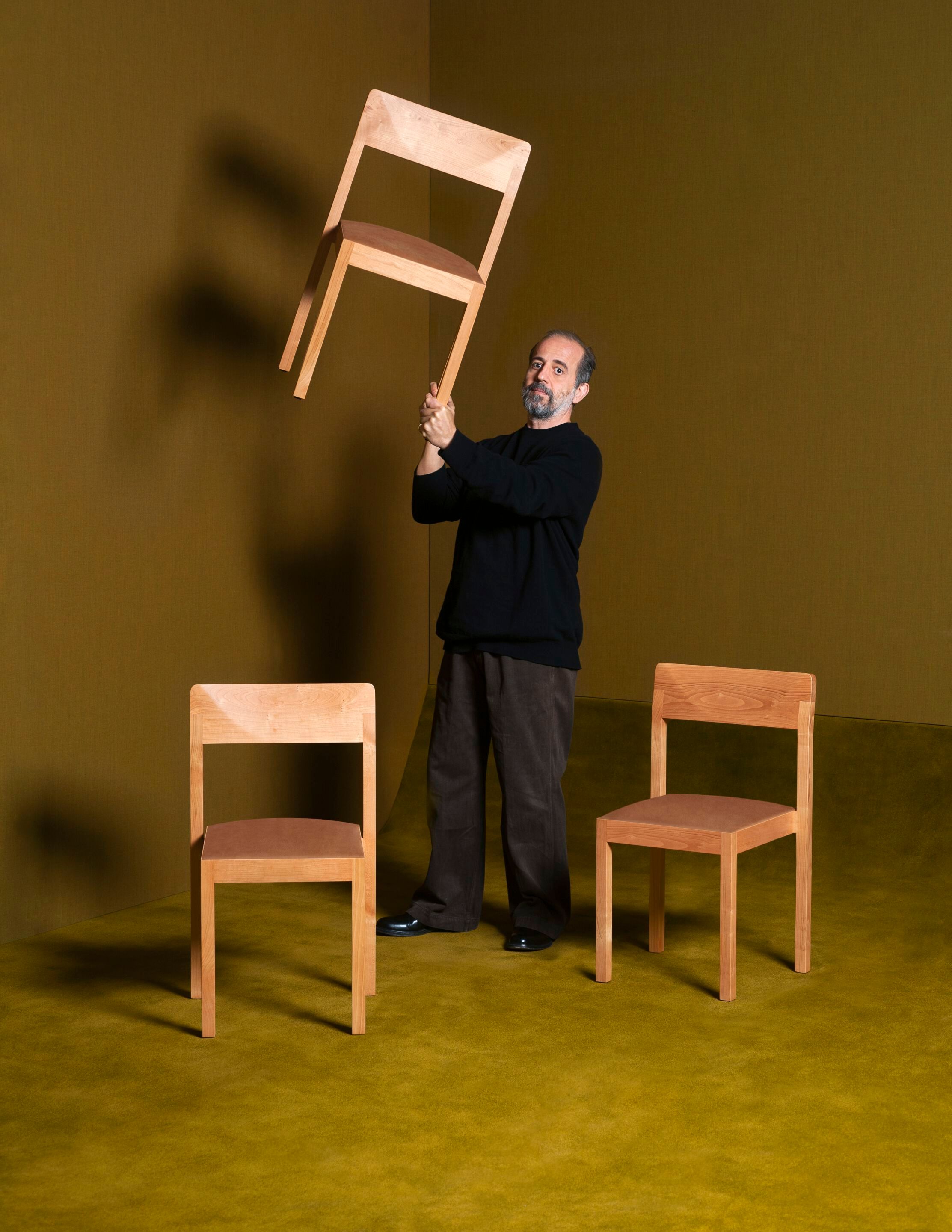 Деревянный штабелируемый стул Tacchini Klotski ARCH-00118846 - Вид №11