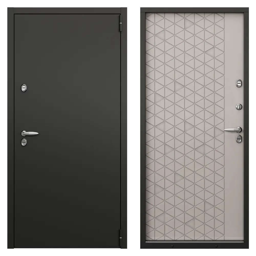 Дверь входная металлическая Норда 950 мм правая цвет вест бежевый TOREX STLM-2126206