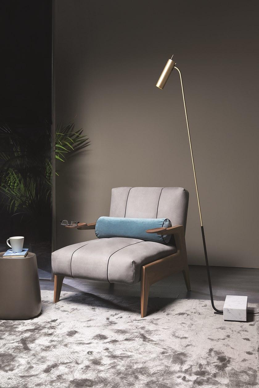 Vibieffe Кресло из кожи или ткани с подлокотниками 50 italo sun-id-1431448 - Вид №2