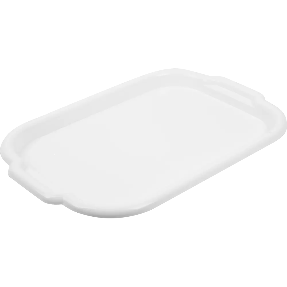 Поднос прямоугольный 49x33 см полипропилен цвет белый Santreyd STLM-2195843 - Вид №3